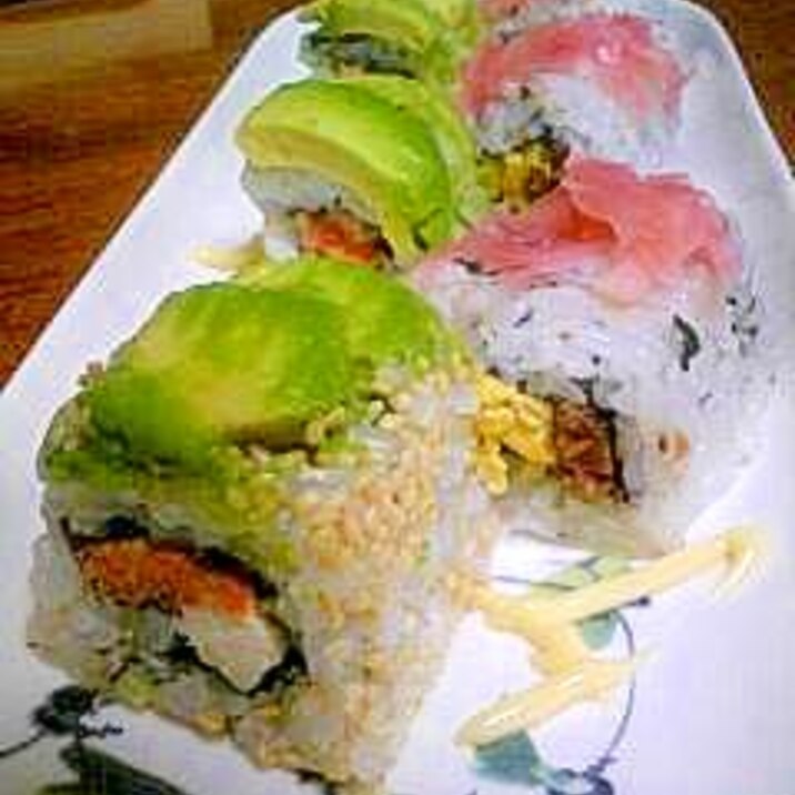 SUSHIロール風☆恵方巻き